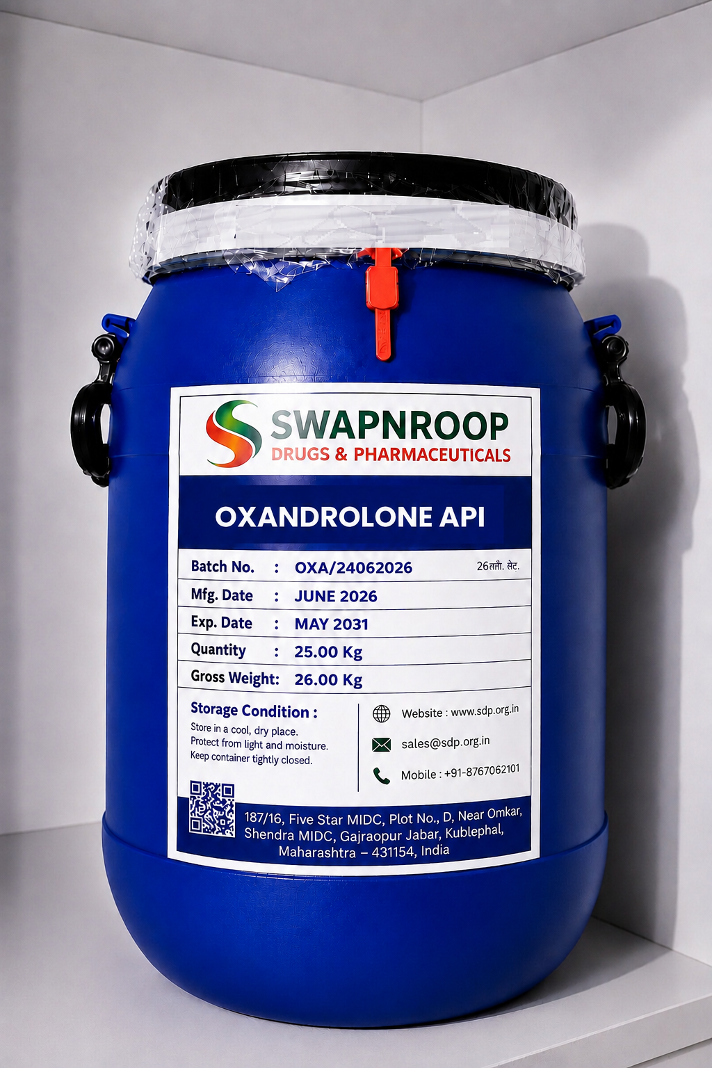 Oxandrolone API Manufacturer India